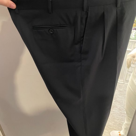 DRESS PANTS FOR MEN, ITALIAN BRAND, LIKE NEW - Picture 3 of 5